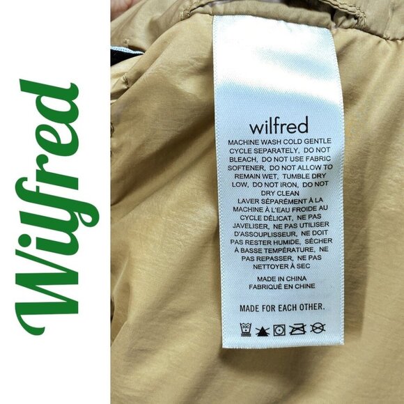 WILFRED ARITZIA LARAMIE Goose Down Long Puffer Coat Hood Beige, Size XS - Picture 13 of 16